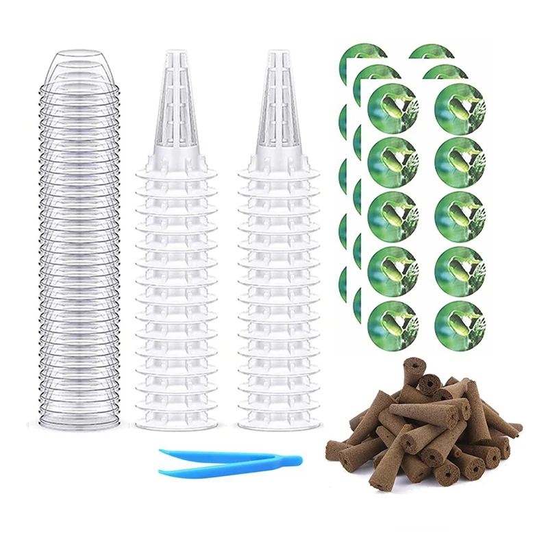 

121 Pcs Seed Pods Kit , Suitable For Hydroponics Growing System For Plants, Outdoor And Indoor Hydroponics Supplies