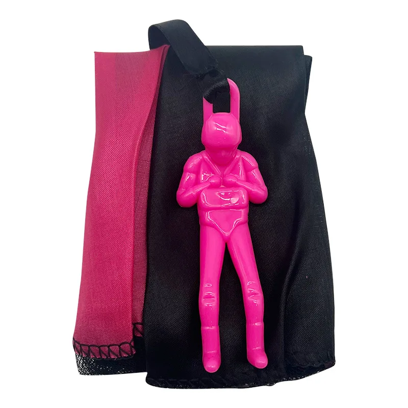 1 stks Hand Gooien Parachute Kids Outdoor Grappig Speelgoed Spel Speelgoed voor Kinderen Fly Parachute Sport met Mini Soldaat Speelgoed