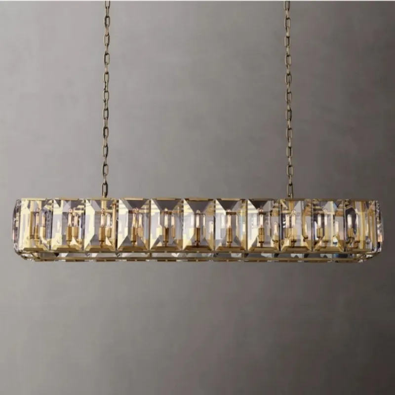 

CX138FH LED E14 Американский минималистичный дизайн Хрустальные подвесные светильники Современные внутренние подвесные светильники Подвесное освещение для гостиной