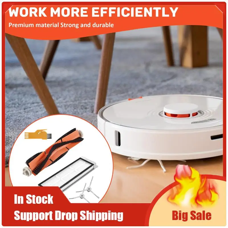 Лучшие предложения аксессуар для Xiaomi Roborock S50 S51 S55 S5 Xiaowa Mi Mijia E25 C10, запасные части для роботизированного пылесоса