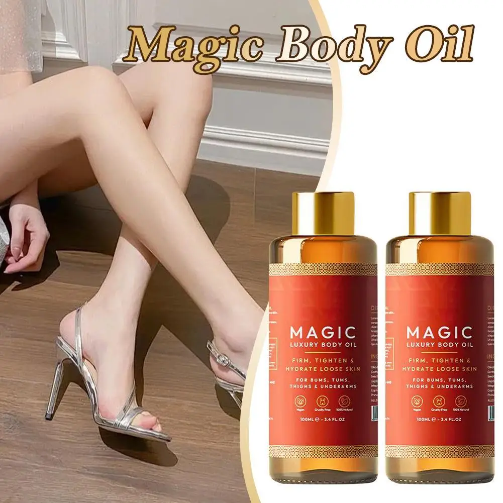 

1/2/4PCS Magic Body Oil Plumping Tightening Moisturizing Rejuvenating Increases Resilience Soft Smooth Body Care Beauty Oil