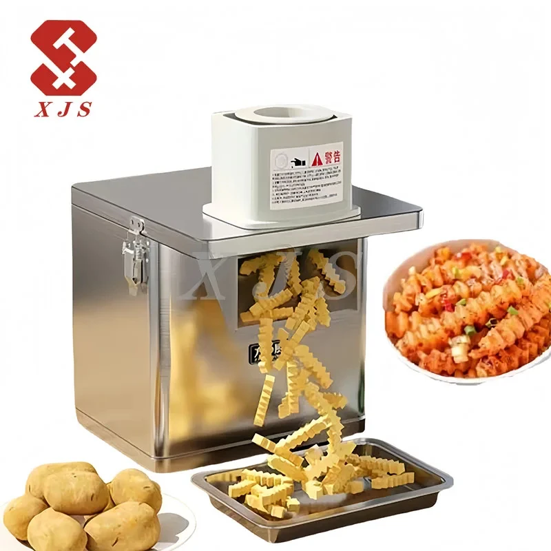 

Electric Multifunctional Slicer Shred Fully Automatic Vegetables Dicing Machine Commercial Carrot Potato Onion Granular Cutter