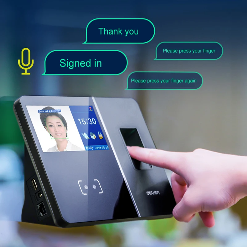 13750 Gezichtsherkenning Aanwezigheid Machine