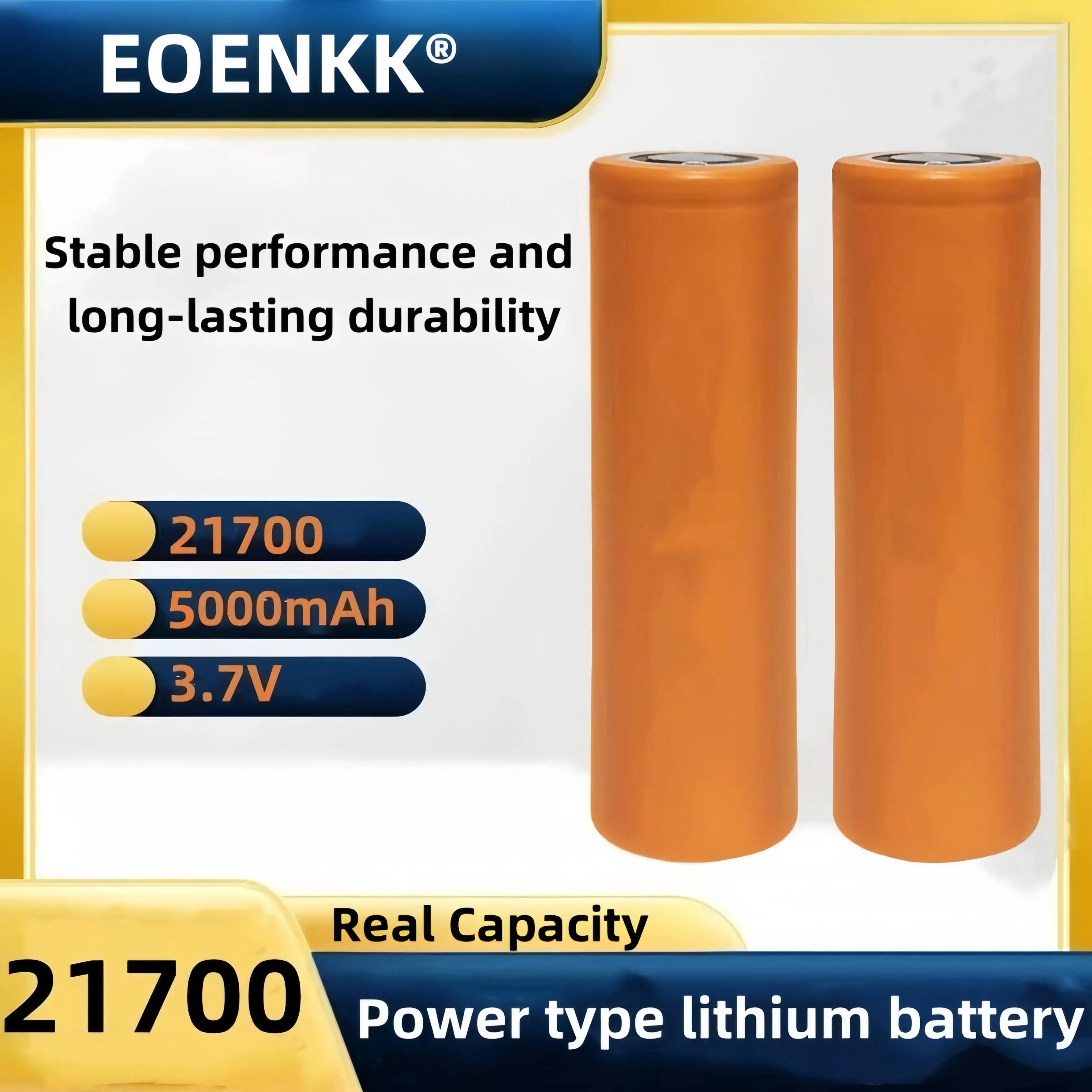 

NEW 21700 rechargeable lithium battery,3.7V 5000mAh, high-power high discharge lithium battery flashlight,electric tool battery