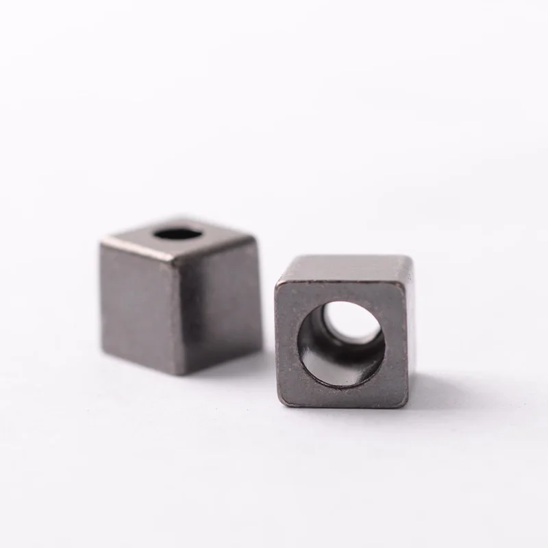 6 Pcs Metal Zinc Alloy Square Cord Stoppers, end Stoppers Pants Waist Tightening Bell-Shaped Fasteners, Clothing Drawstring Accessories