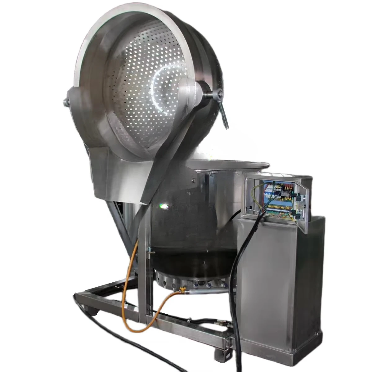 Meat Floss Cooking Machine Tilting 130L Stainless Steel 304 Pork Floss Making Machine Meat Fluff Processing Equipment CE
