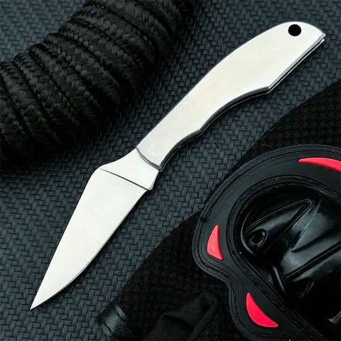 Ultra-Lightweight C137 Outdoor Folding Knife 440C Steel Blade with 420 Steel Handle Camping Fishing Cutting Hunting EDC Tool