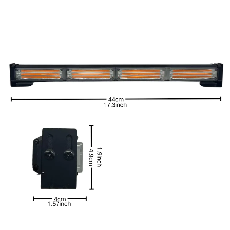 12V 24V Led Rotating Warning Light Rotating Flashing Beacon Traffic Strobe Light for Vehicles