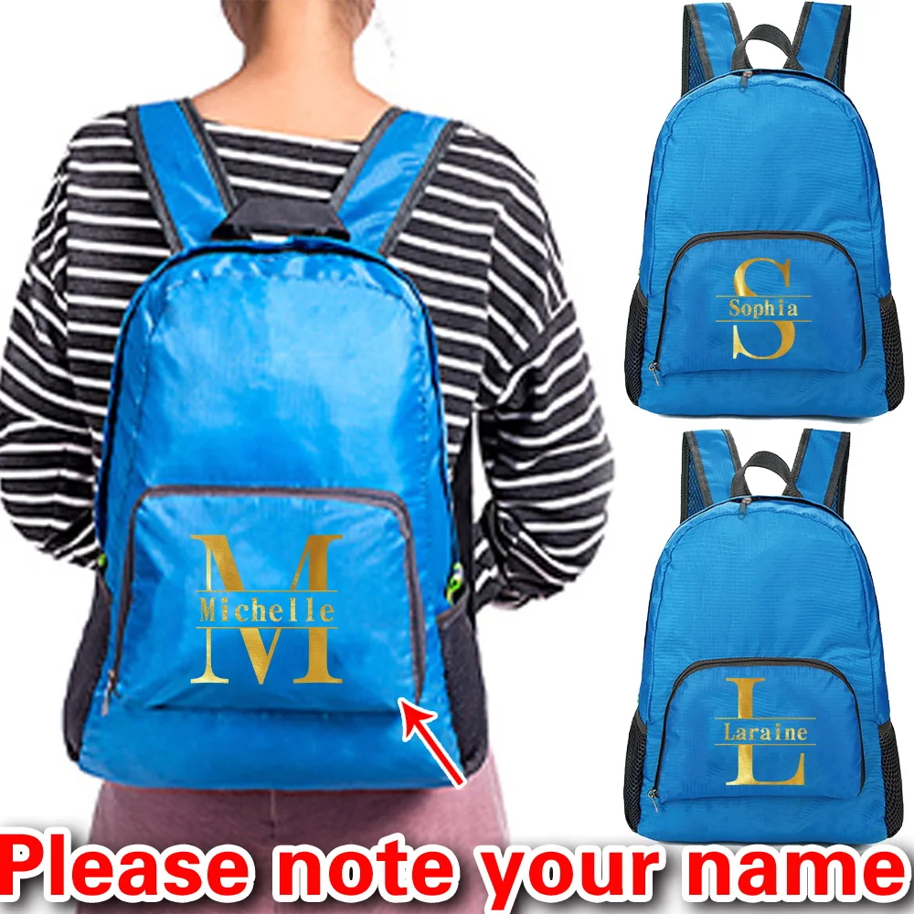 

Персонализированный водонепроницаемый складной рюкзак подходит для путешествий на открытом воздухе, простой и универсальный и портативный.