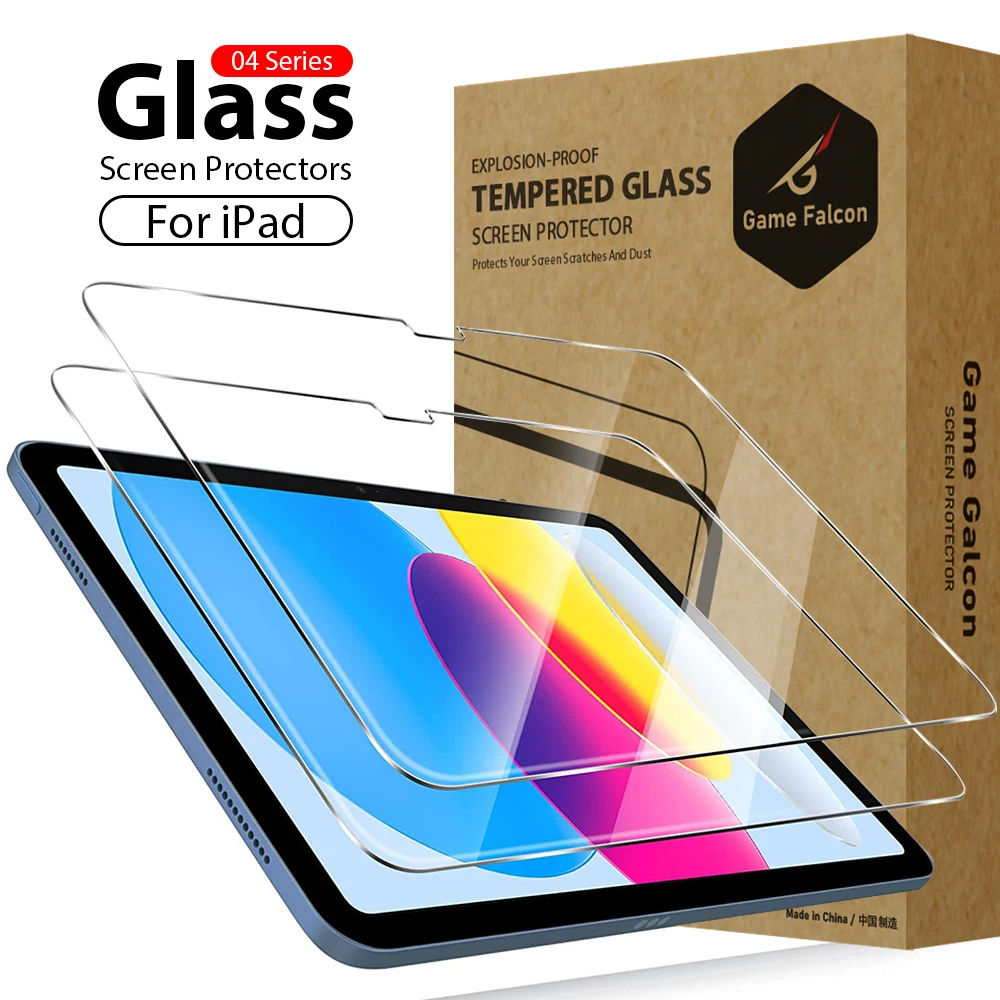 

Tempered Glass Screen Protector For iPad 10th 10 Generation Pro 11 M2 M4 9th 8th 7th 10.2 For Ipad Air 5 4 3 Mini 6 7 2024 Film