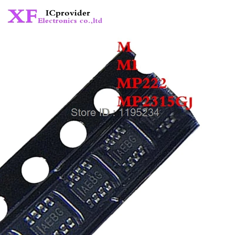 10Pcs MP2159GJ AFE MP2159 MP2161GJ MP2161 AEB MP2225GJ AFR MP2225 MP2228GJ AGB MP2315GJ  AGC SOT23-8