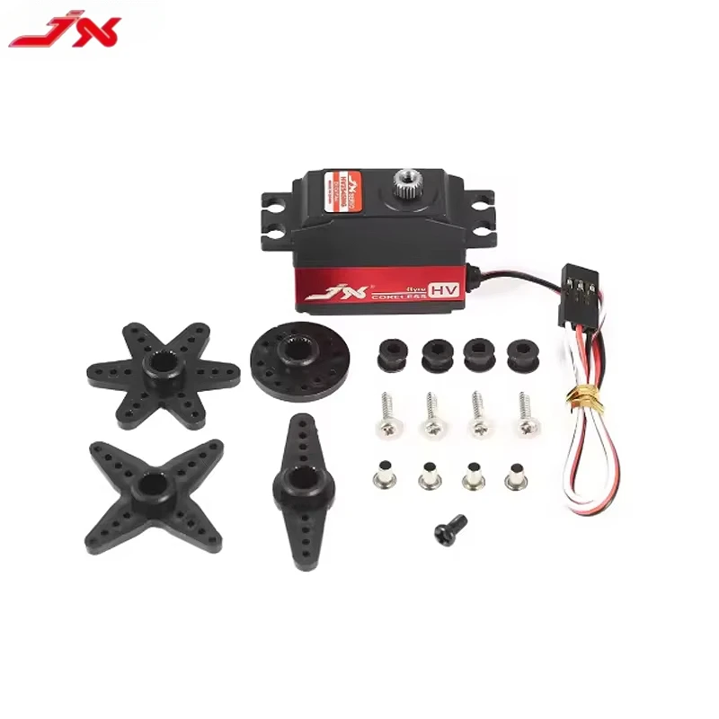 

JX PDI-HV2545MG 4.5KG Coreless Gyro TailDigital Servo Motor 120 Degree Metal Gear for 450 500 Helicopter Fixed Wing RC Car
