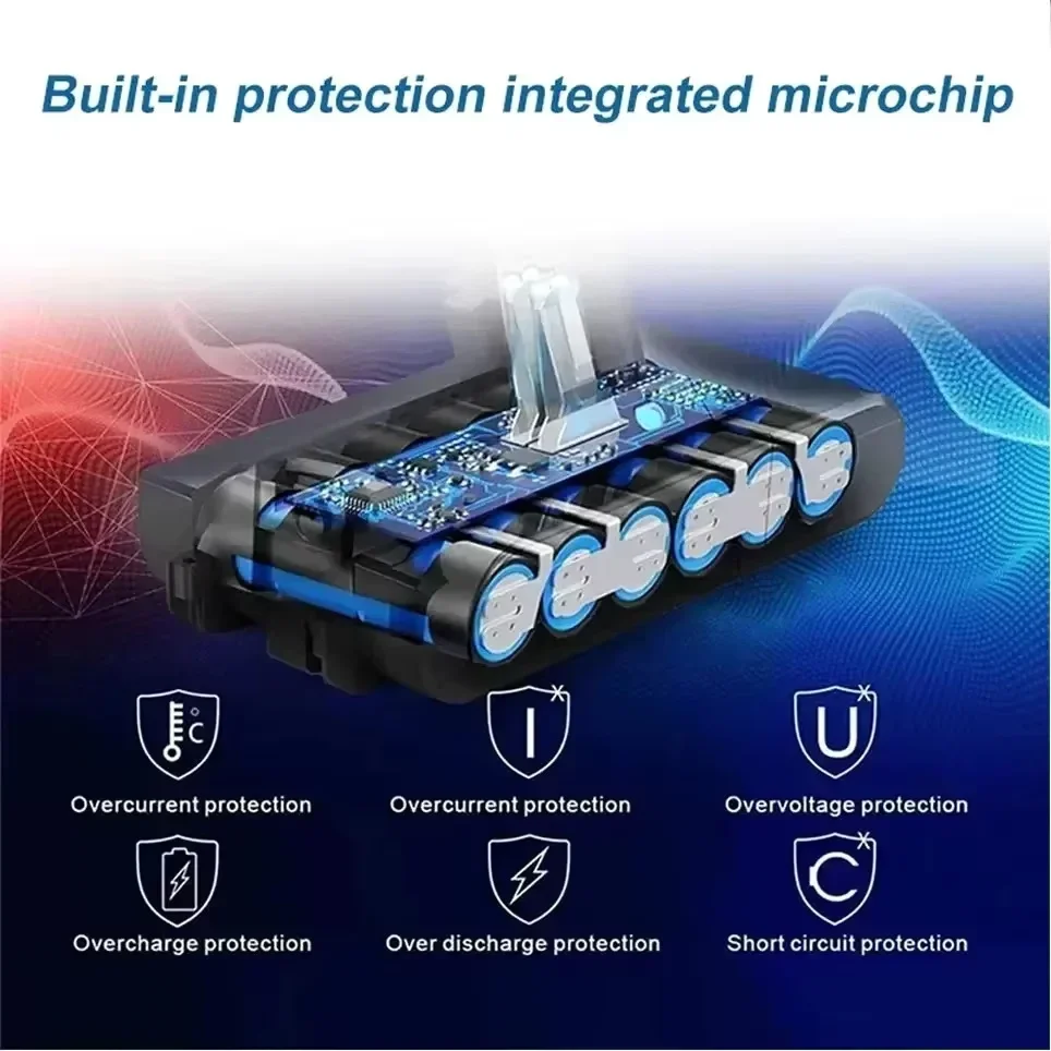 Per Dyson V11 25.2V 12800mAh SV14 Batteria Al Litio Li-Ion Aspirapolvere Batteria Ricaricabile Assoluto V11 Animale