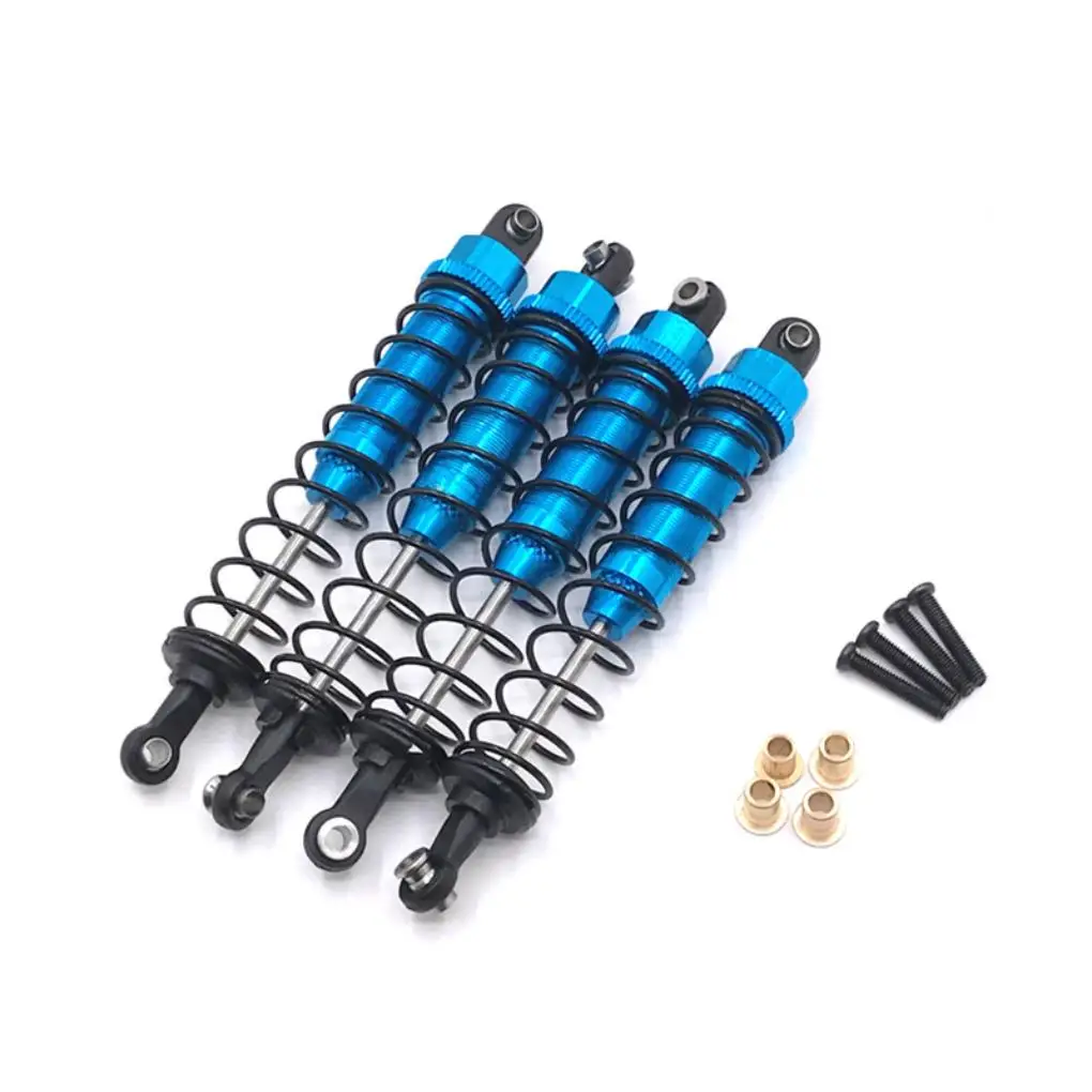 4piece 1/10 Front Rear Shock Absorber Aluminum Alloy Wear-resistant Rc Front Rear Shock Absorber For MN MN- RC Car Part