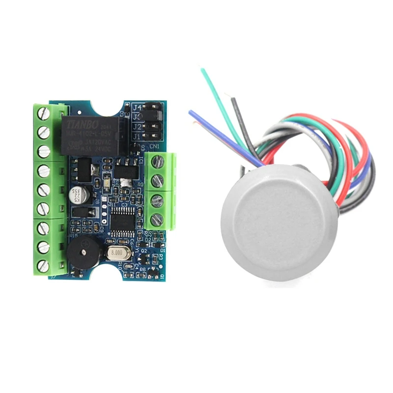 

12V Access Controler With Magnetic Lock Gate Entry System Set Touch Memory DALAS TM Reader PCB Access Control Board