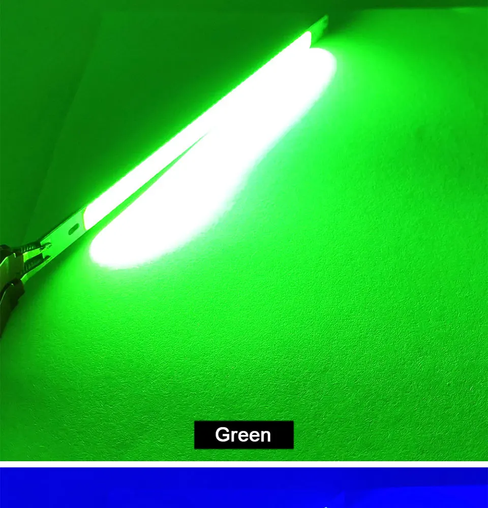 5pcs 200x10mm DC 12V COB LED Bar Light Strip 20cm 10W Blue Green Red Warm Cool White Color 200mm 12V COB Bulb LED Chip for DIY