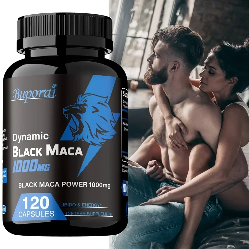 

Black Maca - Male health Supplement, Promotes Muscle growth for Men