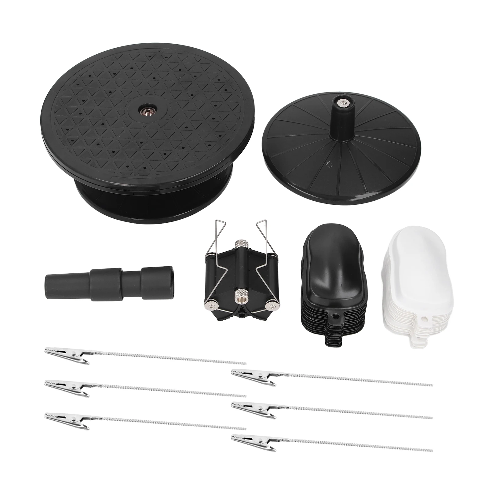 

Adjustable Painting Turntable Painting Stand Set 19cm Diameter Manual Painting Turntable Rotating Table for Cars Tanks Airplanes