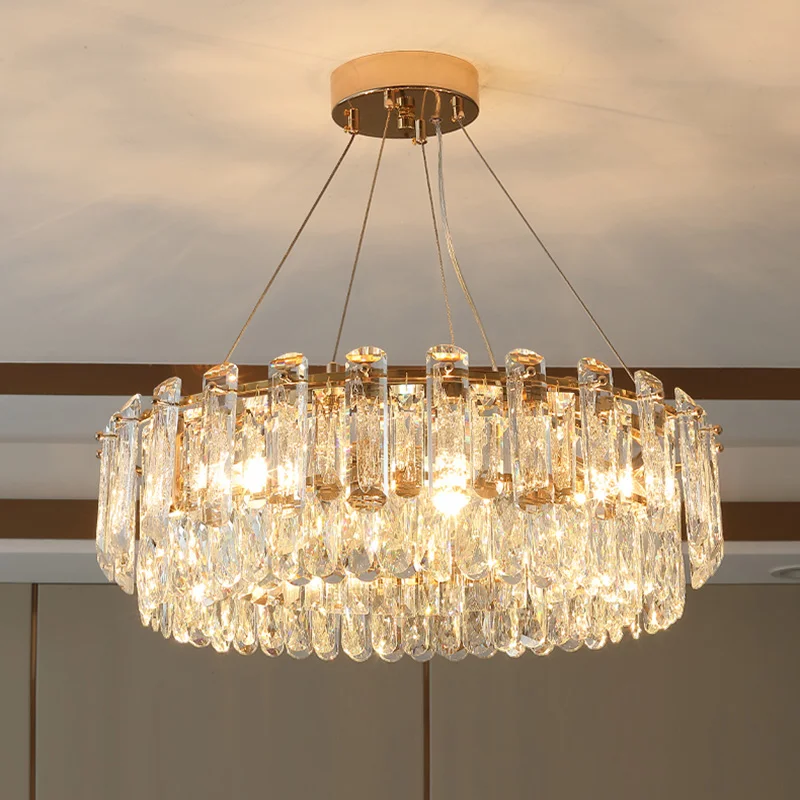 

Led Clear Pendant Light Modern Crystal Chandelier Lighting 2024 Luxury Lampe Lustres Living Room Decor Chandelier Lamparas