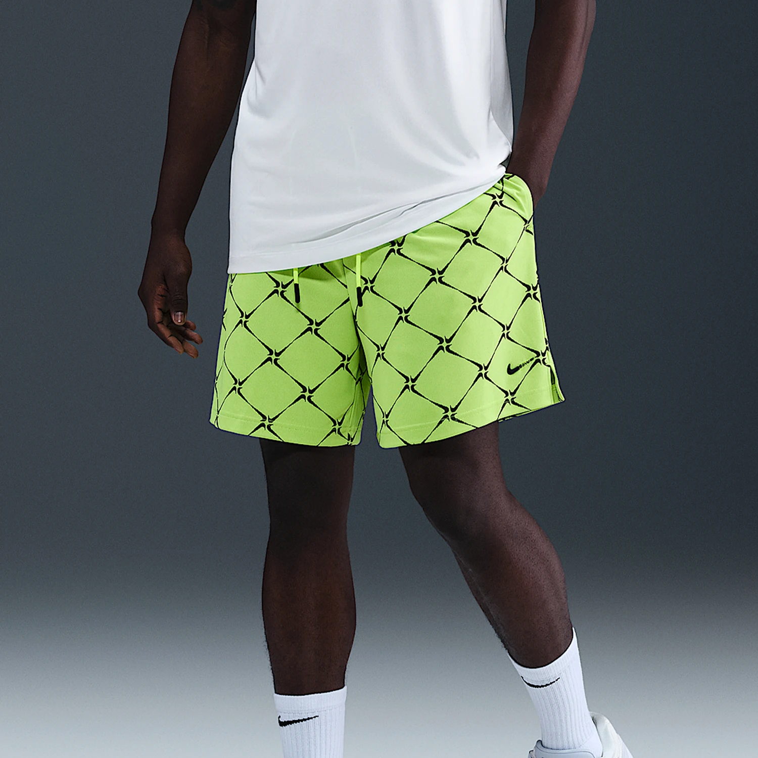 

Мужские модные спортивные баскетбольные дышащие шорты Nike Authentic Dri-FIT HV1891-702