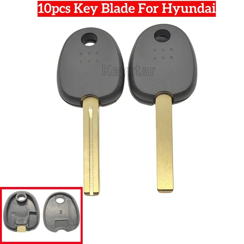 

10 шт. автомобильных ключей-транспондеров TOY48 KIA10TE без чипа, запасной ключ зажигания HU134 для Hyundai I30, IX35, SONATA, ELANTRA, GRANDEUR