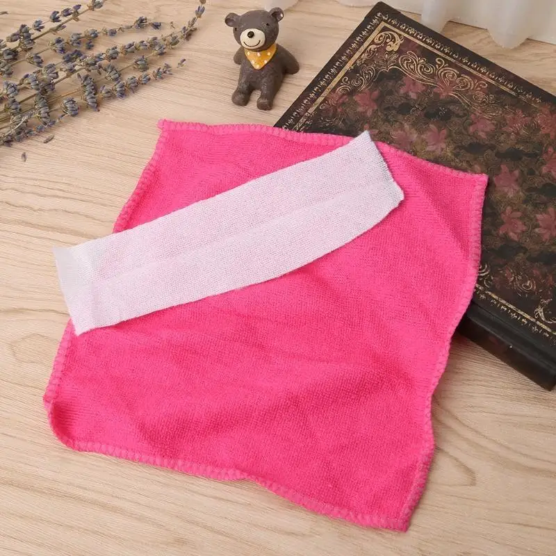 

E06F Portable Cup Shaped Ice Cream Towel Double Color Soft Gift Children Kids