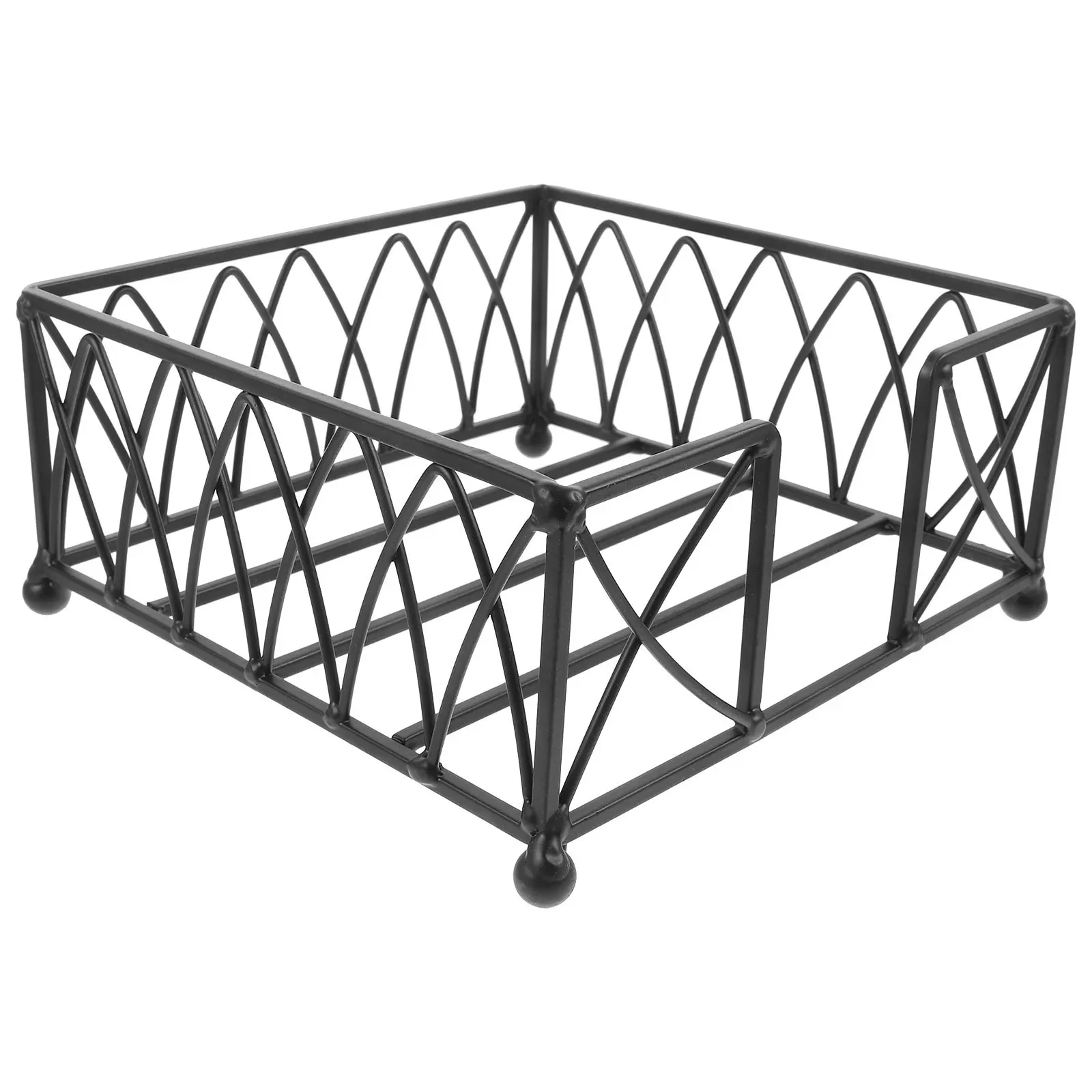 

Decorative Napkin Organizer Metal Dispenser for Table Home Bar Restaurant Lightweight Easy to Use Long Lasting Design