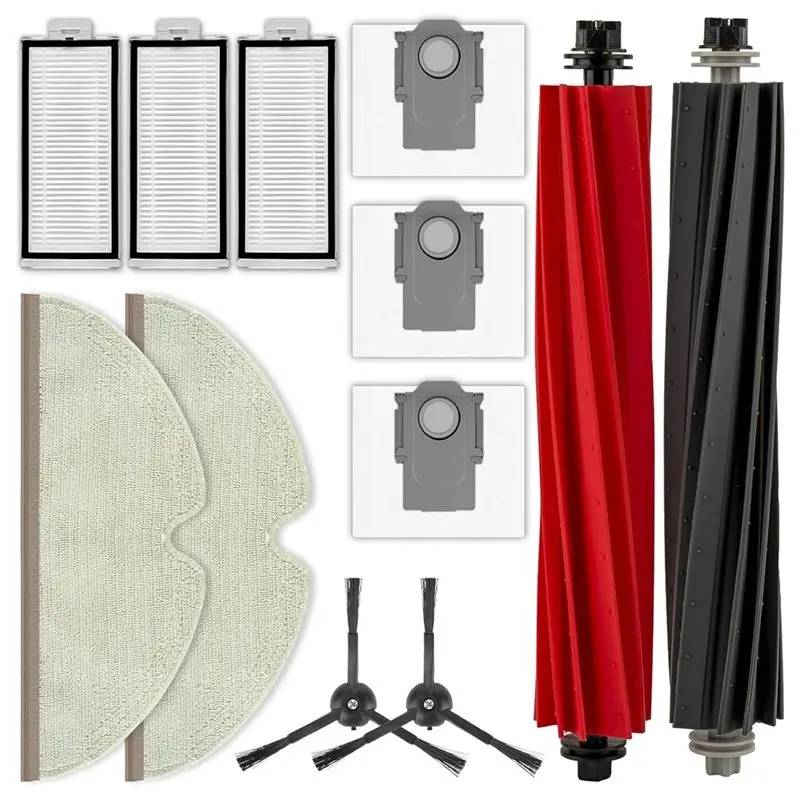 

Запасные части для робота-пылесоса Roborock Q5 Pro/ Q5 Pro+/ Q8 Max/ Q8 Max+ / Q8 Max+: роликовая щетка, боковая щетка, фильтр, салфетка для влажной уборки, мешок для сбора пыли