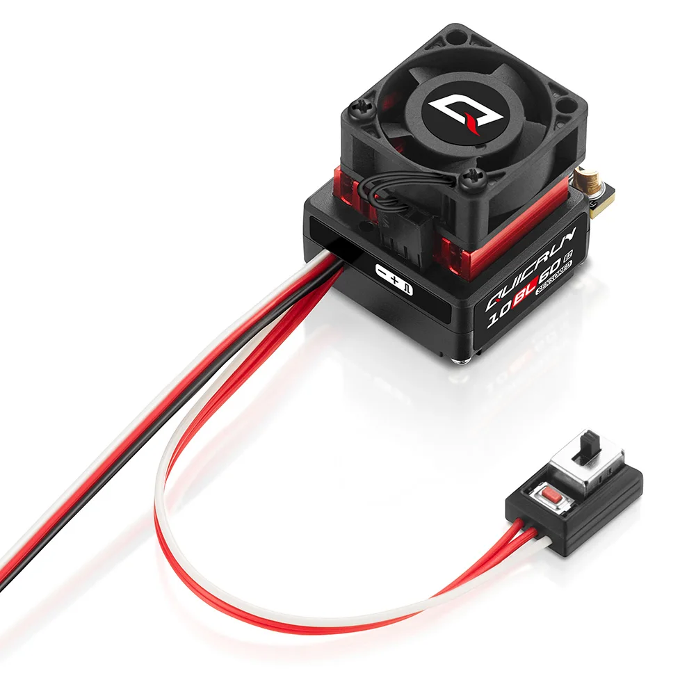 Hobbywing QUICRUN Sensored 10BL120 G2 120A /10BL60 60A 2-3S Lipo Brushless ESC For 1/10 RC Racing Car view 4