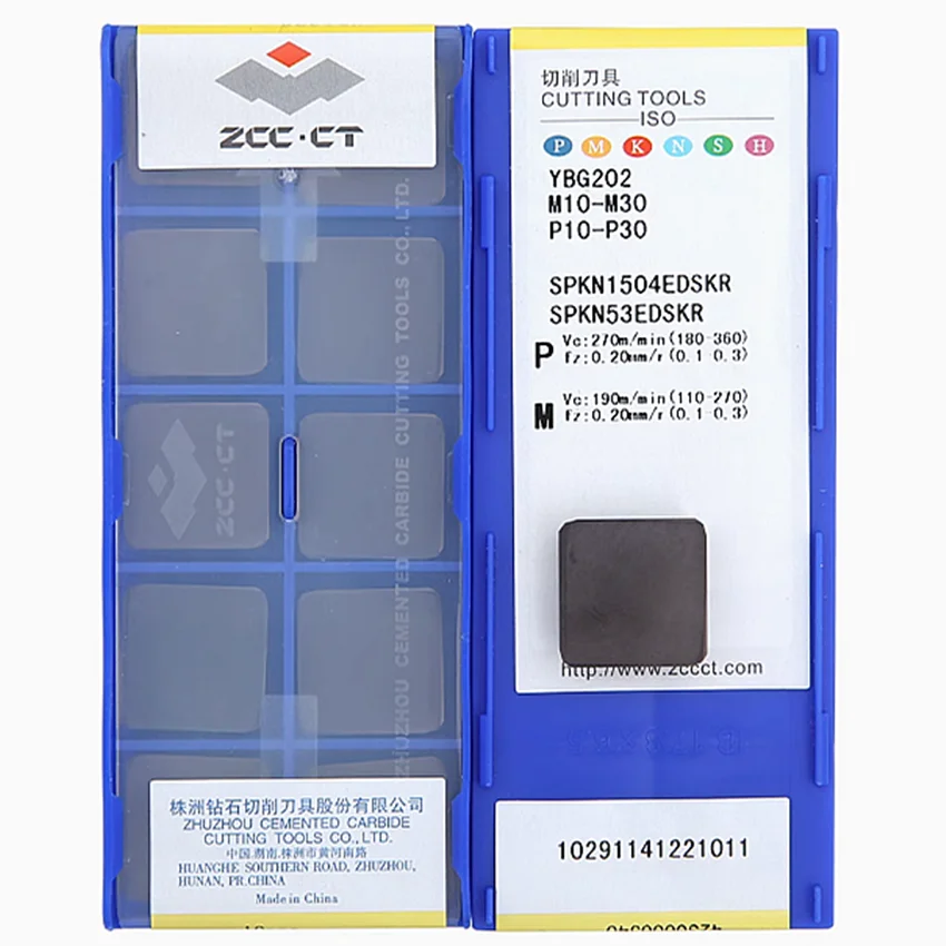 

SPKN1504EDSKR YBC301/SPKN1504EDSKR YBC302/SPKN1504EDSKR YBG302/SPKN1504EDSKR YBG202 ZCC.CT CNC carbide inserts milling tools