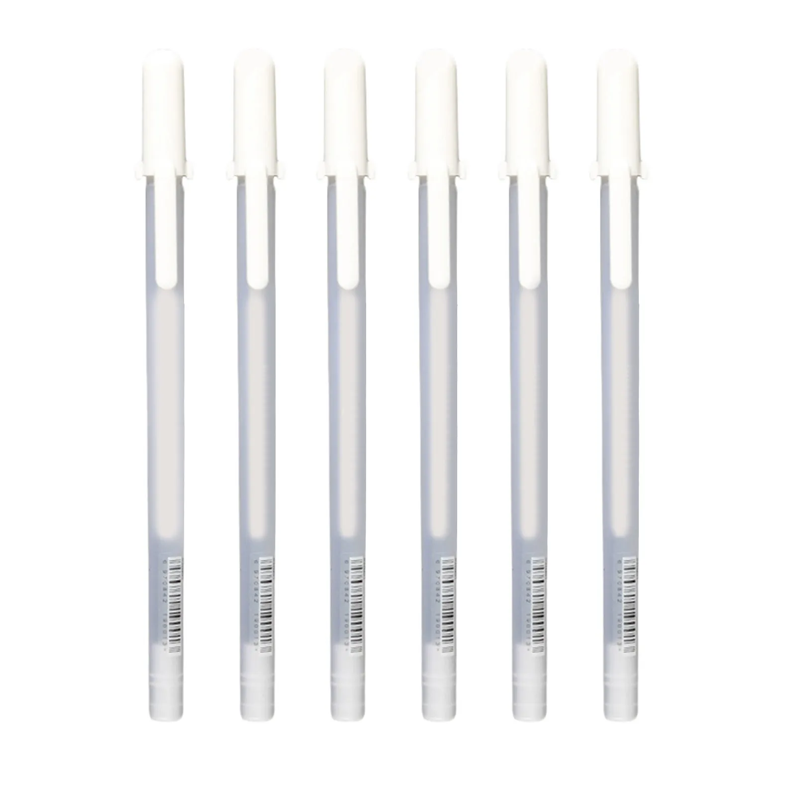 

6Pcs White Oil Paint Markers Fine Tip Permanent Waterproof Fade Resistant for School Office Home Craft Poster Sign Industrial
