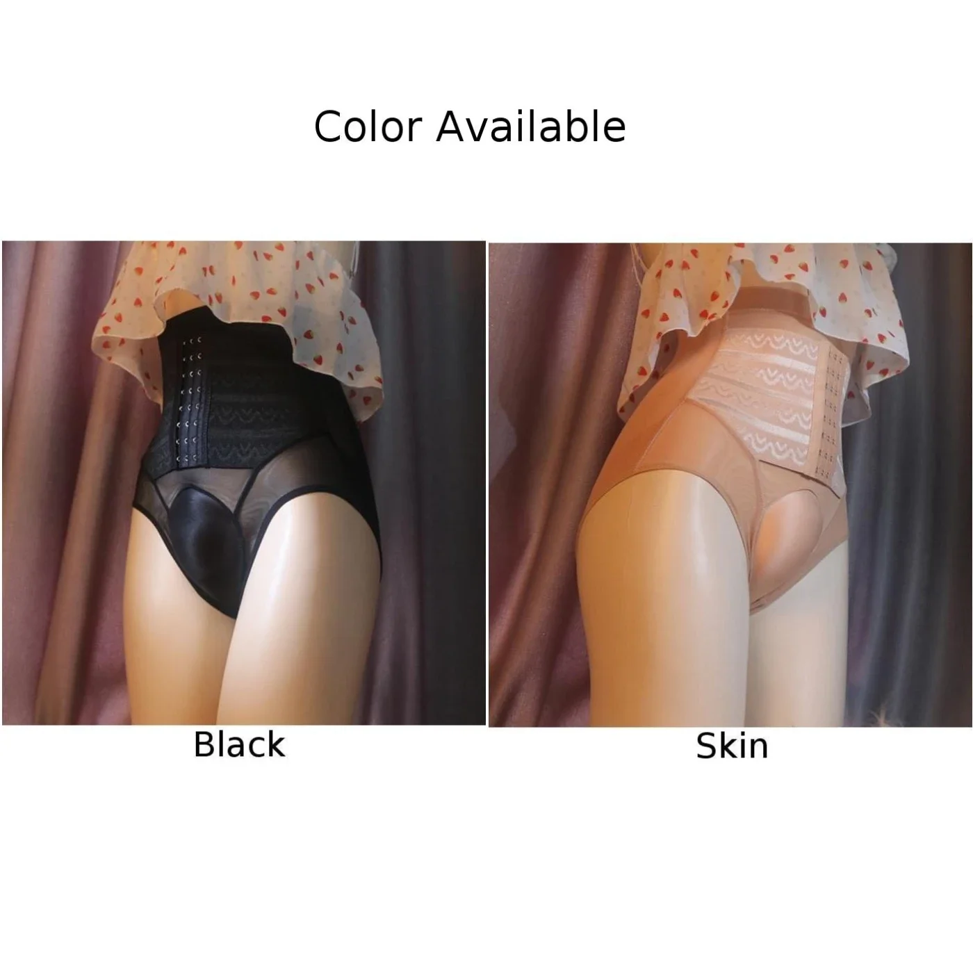 Men Body Shaper Control Panties High Waist Butt Lifter Underwear Shapewear Cup Push UP Hips Crossdresser Transgender Underwear