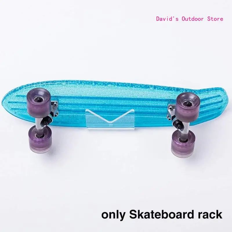 Skateboard Wand Halterung Rack Acryl Deck Skate Roller Skateboards Wand Halter Display Stand Aufhänger X3UA