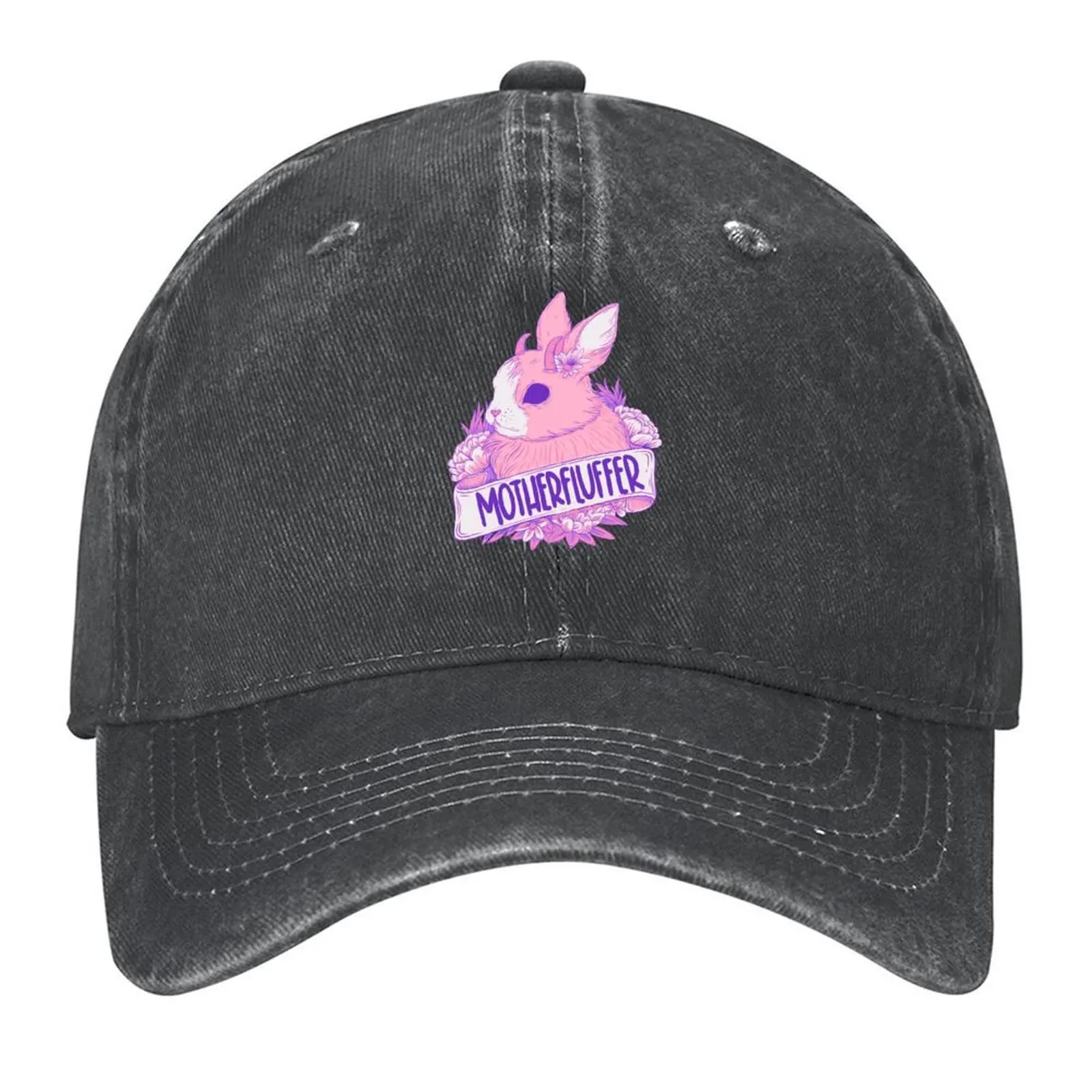 

Demon bunny motherfluffer Baseball Cap sun caps sun hat Golf Luxury Hat Sun Hats For Women Men's