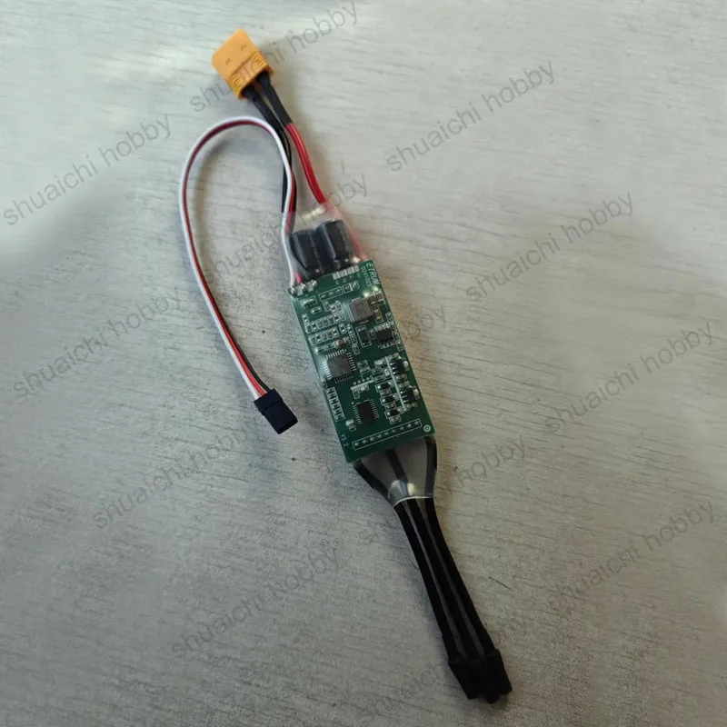 1 unidad 2-6S 50A ESC sin escobillas de doble vía regulador de velocidad de rotación hacia adelante y hacia atrás de 32 bits con UBEC 5V 3A para Robot submarino de barco RC