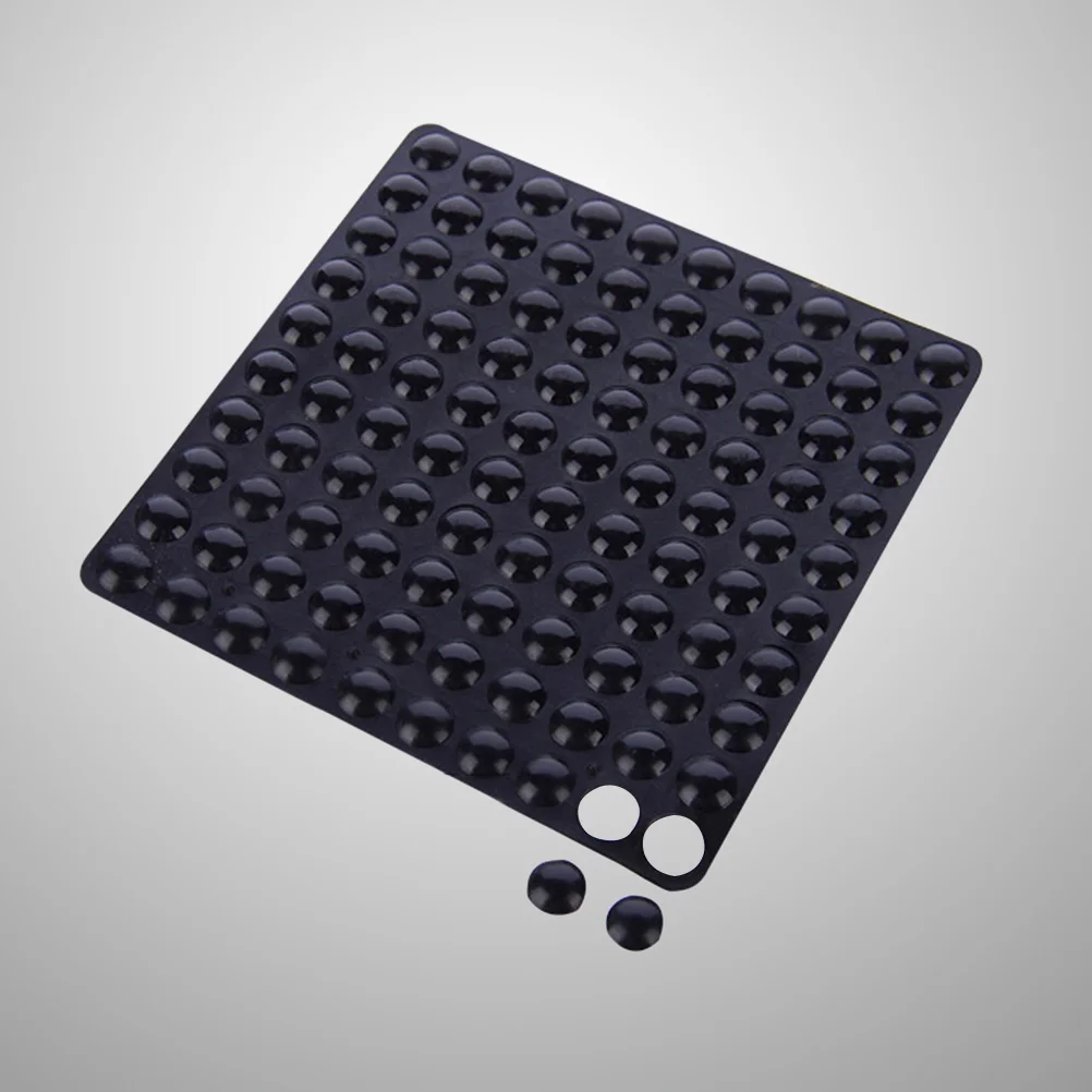 

100Pcs Self-Adhesive Bumper Pads Elastic Silicone Noise Reduction Anti Collision Protectors for Door Knobs