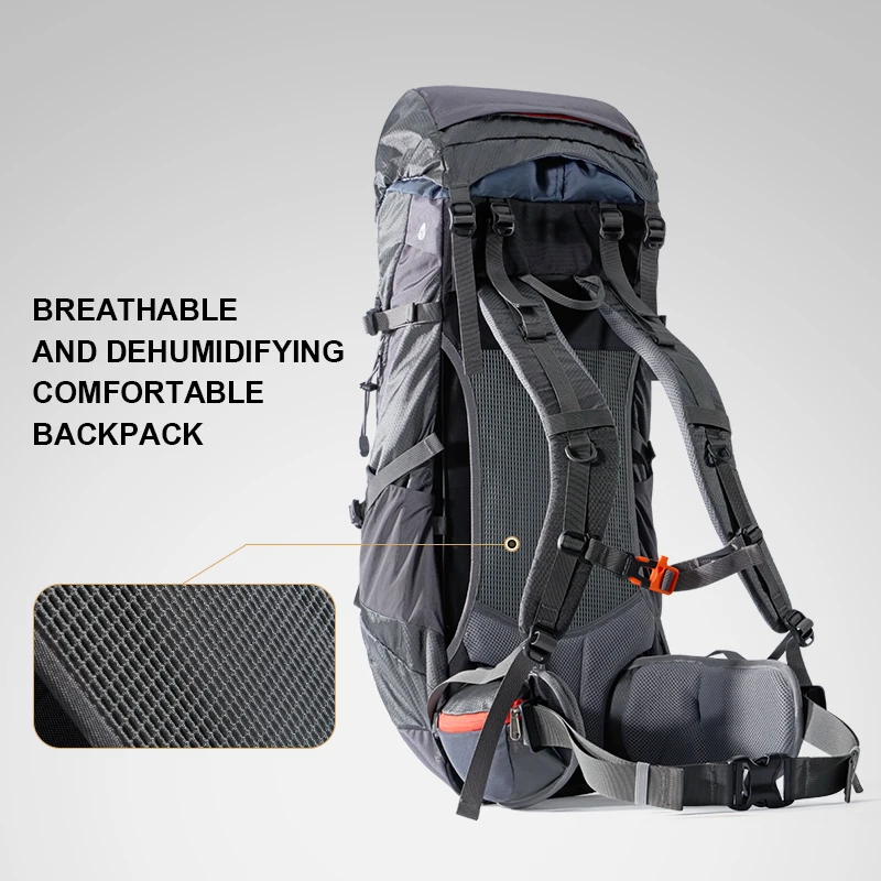 GOLDEN CAMEL 65L Hiking Backpack Waterproof Professional Mountaineering Bags  for Men Large Capacity Camping Travel Bag Rucksack - AliExpress 18
