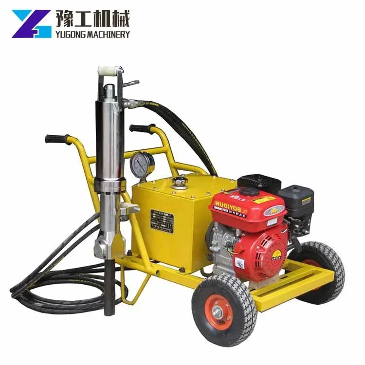 YUGONG Electric Hydraulic Rock Splitter 42 Mm Carbon Dioxide Gas Splitter For Cracking Rock