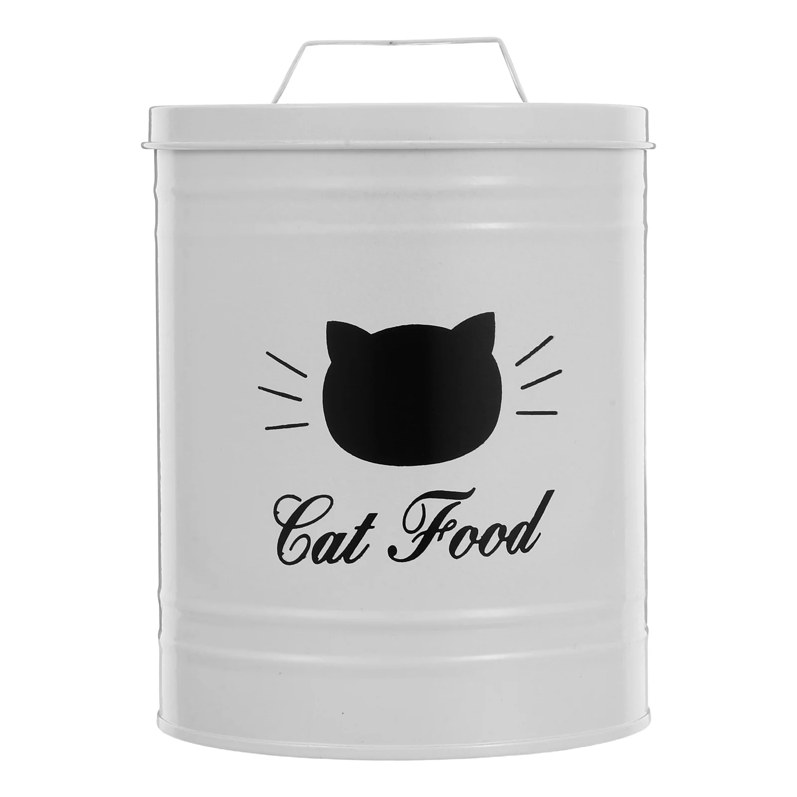 

Pet Food Storage Tank Air Tight Dog Container Grain Barrel Bin for Airtight Bins Cute Iron Animals Cat