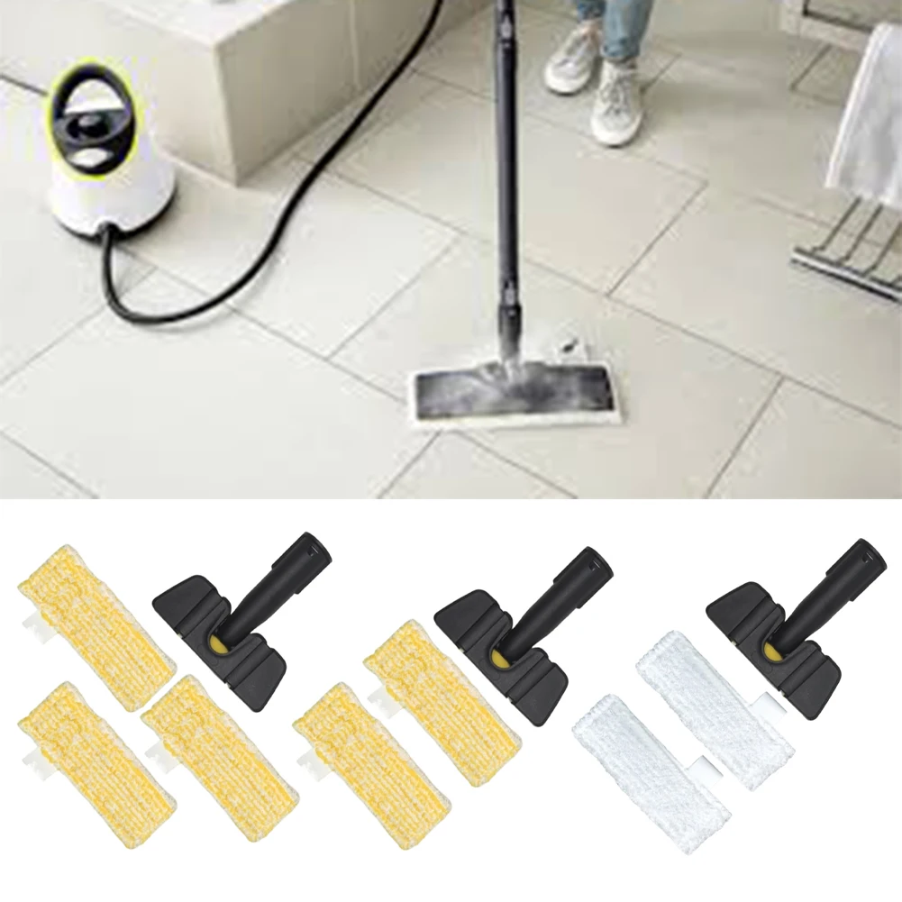 2pcs Hand Brush And Steam Cloth Set For Karcher SC1 SC2 SC3 SC4 SC5 Steam Cleaner Floor Hardwood Cleaning Accessories