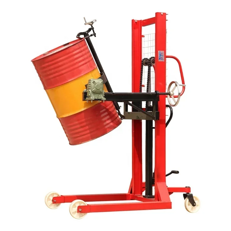 Hydraulic Oil Drum Stacker Factory Industry 350kg Oil Drum Stacker