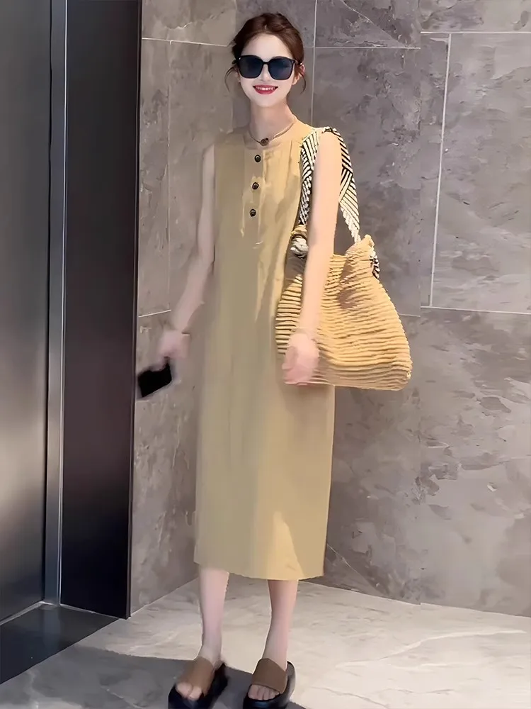 Dresses Sleeveless Womens Purple Autumn Corduroy Checked Lapel Buttoned Sashes Belted Regular Fit College Classrooms Academy Y2K