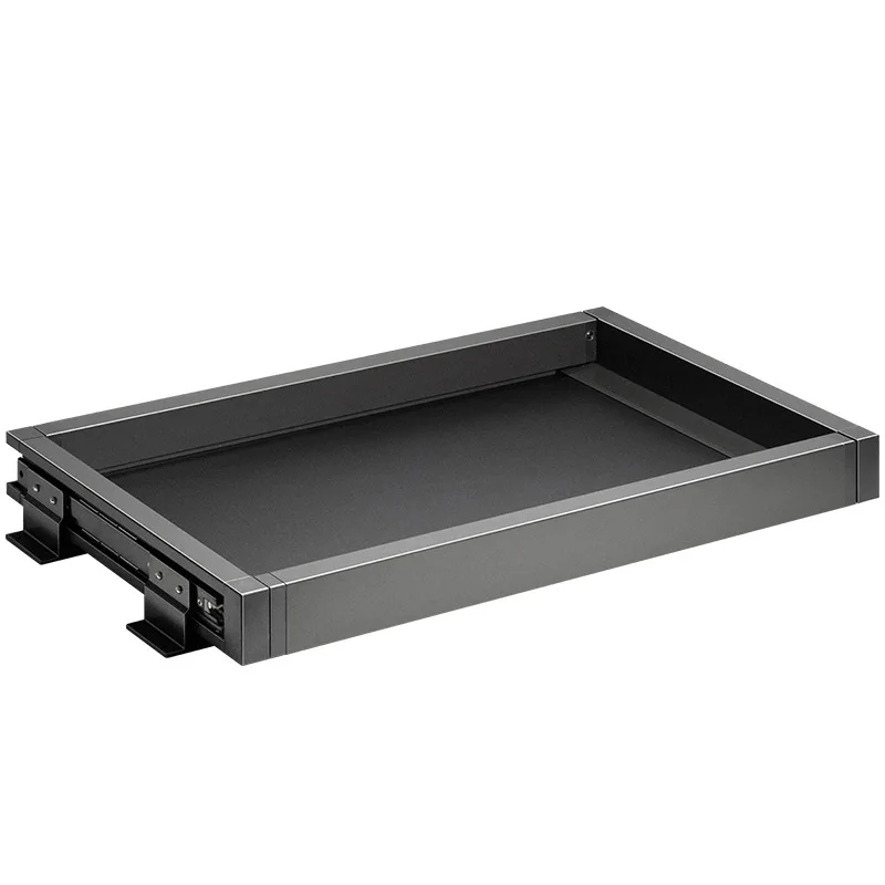 

Cabinet bottom tray household shoe storage artifact rebound slide entrance pull-out shoe rack board