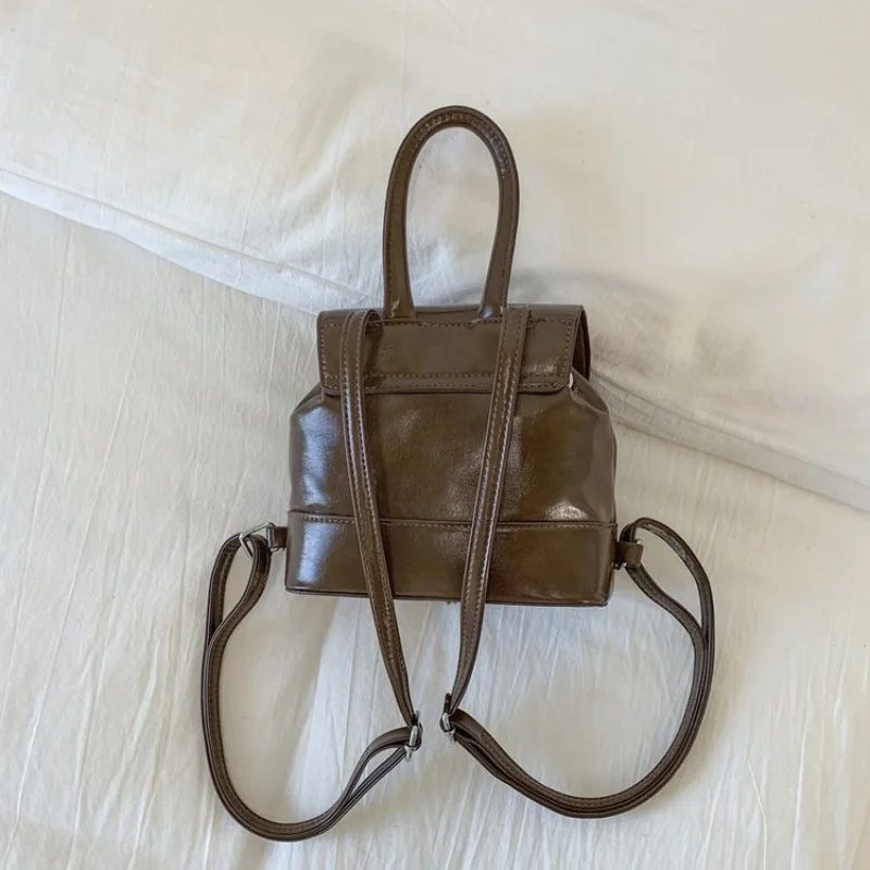 

Elegant Leather Women's Messenger Bag High-End Luxury Brand Trendy Design Casual Vintage Bag