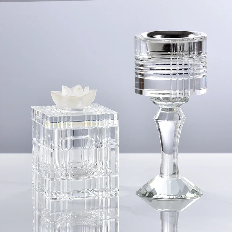 

Wedding decoration crystal glass incense burner mubkhar
