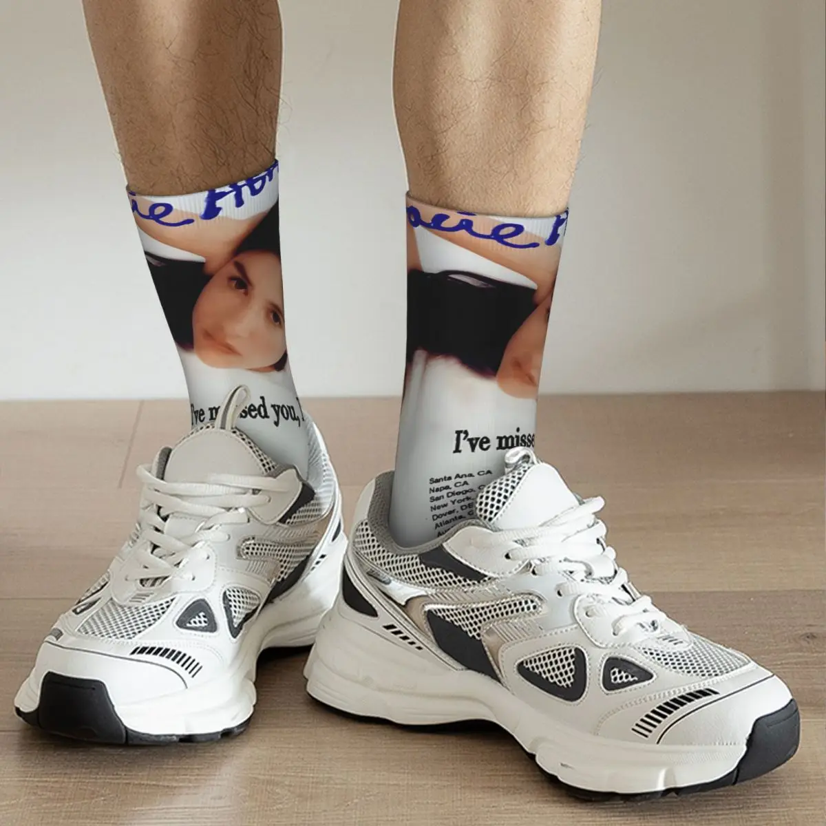 Gracie Abrams Tour Men's Socks Retro Harajuku Gracie Abrams Street Style Novelty Seamless Crew Sock