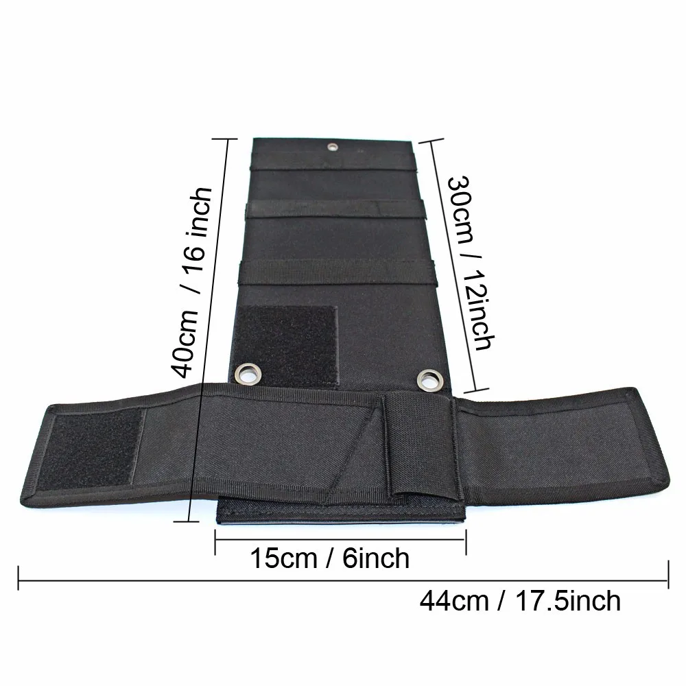 Tactical Concealed Car Seat Gun Holster,Under Mattress Hidden Handgun Case,Flashlight Holder,Magazine Pouch,Bed Side Orgainer