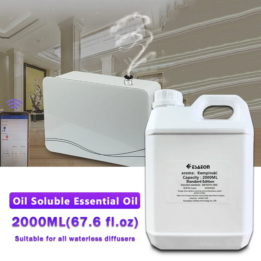 ESAEON 2000ml (67.6 fl.oz) Kempinski/Shangri-La Aromatherapy Machine Supplements Essential Oils - Hotel Diffuser Supply Liquid
