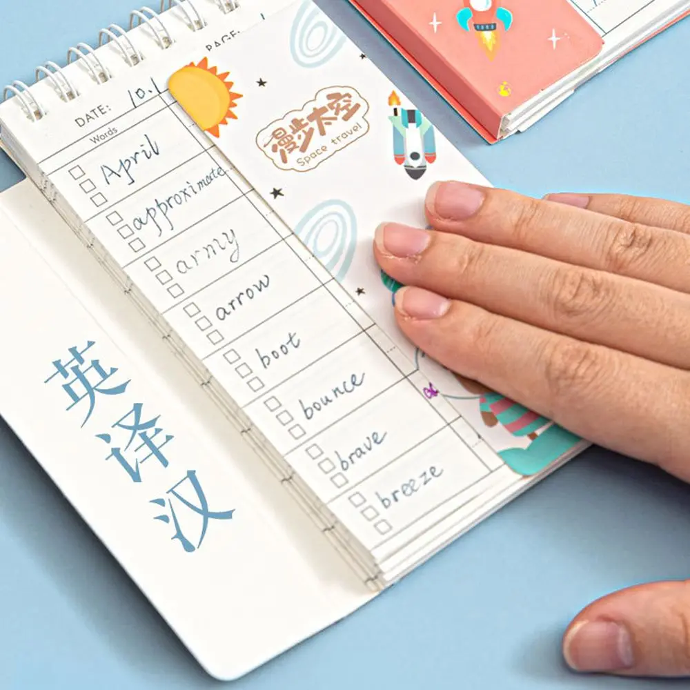 Portable Journal Diary Memory Memo Recite Words Vocabulary Notebook Foreign Languages Word Book Mini Notepad