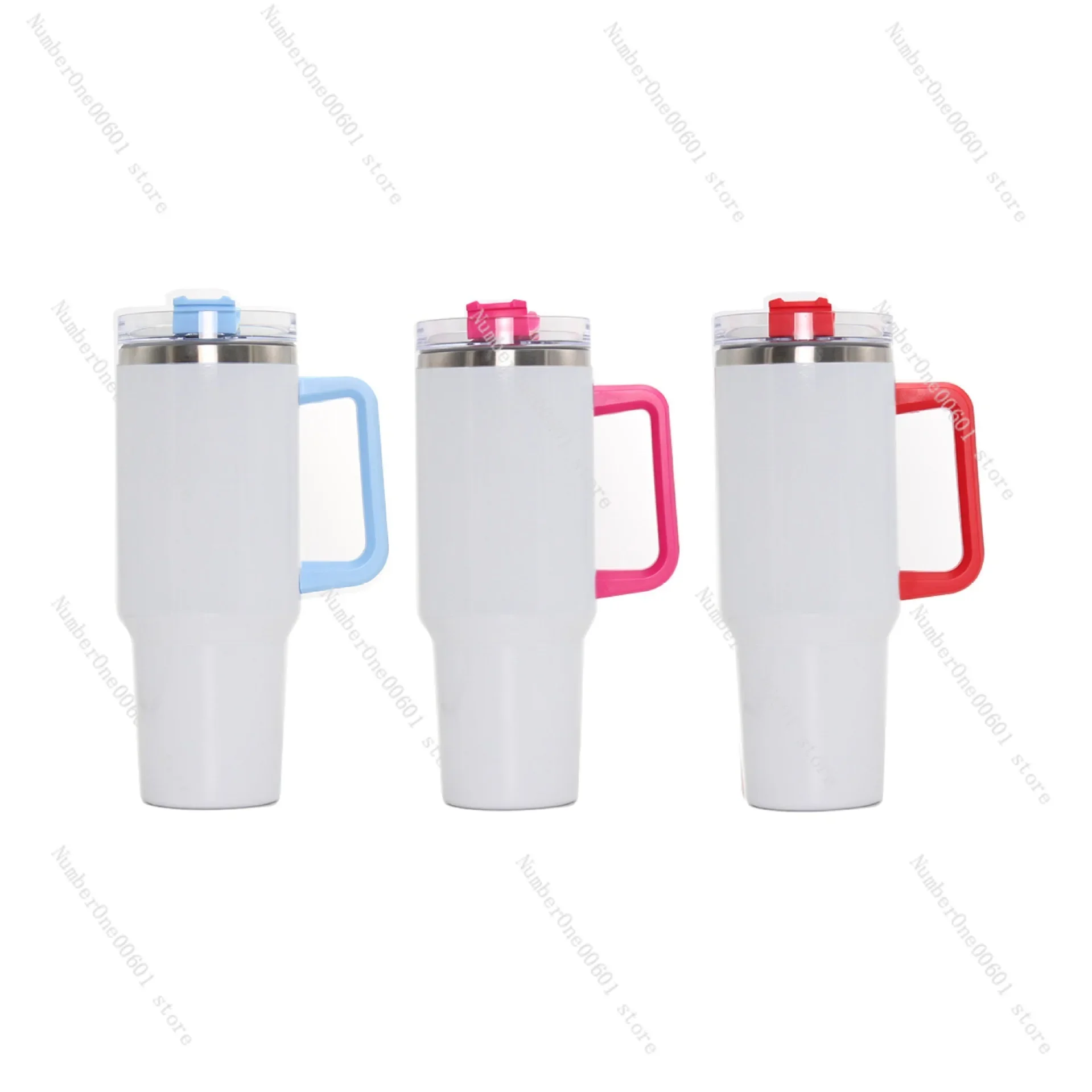 1200ML Sublimation Blank Tumbler Stainless Steel Car Cup Coffee Mug Large Capacity Water Bottle 40OZ Vacuum Thermos Bottle DIY